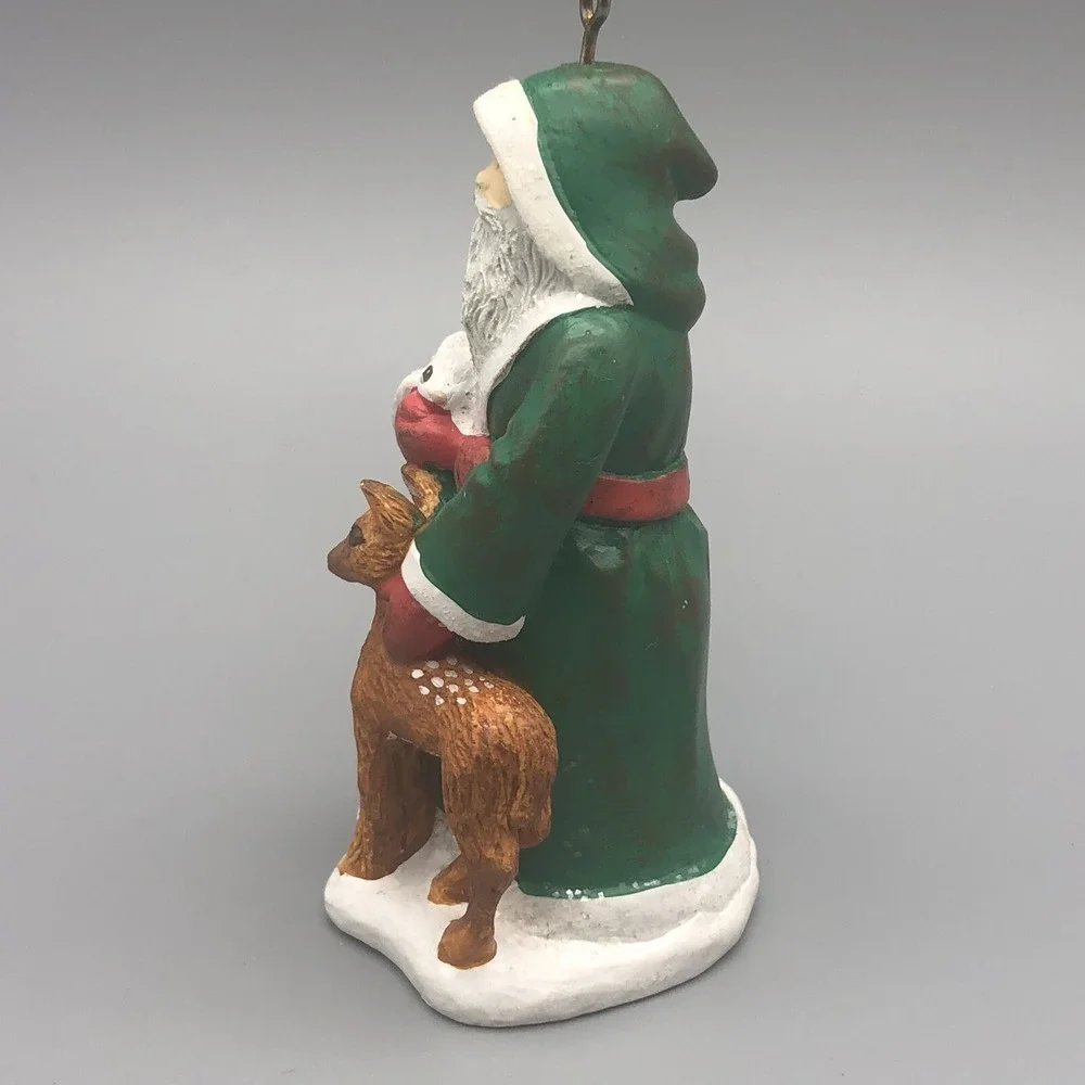 Vtg American Greetings Forget Me‎ Not 1995 Father Christmas Tree Ornament Santa